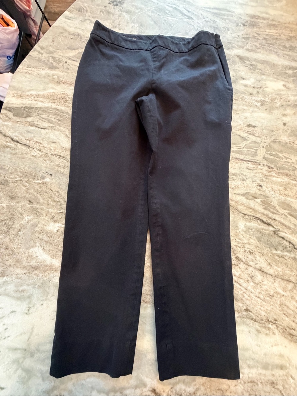 Talbots Chatham Ankle Pants Black Stretch Size 10 Petite